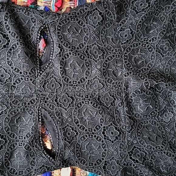 NWT ANTHROPOLOGIE BLACK DRESS Lace.NEW WITH TAGS - Picture 15 of 15